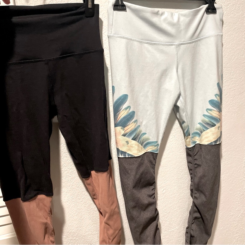 Alo Yoga Two Pairs of Goddess Leggings